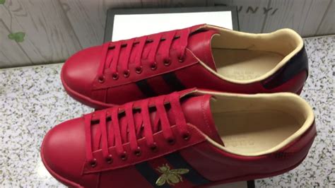 all red gucci shoes